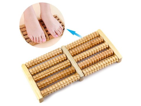 Masażer stópy drewniany roller 2x5 pomasujemy stopki ?