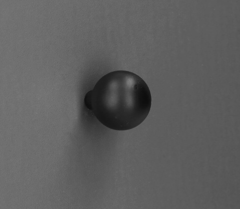 Gałka meblowa BLACK kulka 2,4cm szafki szuflady czarny