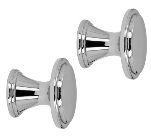 Gałka meblowa okrągła gładka chrom 3cm szafki szuflady