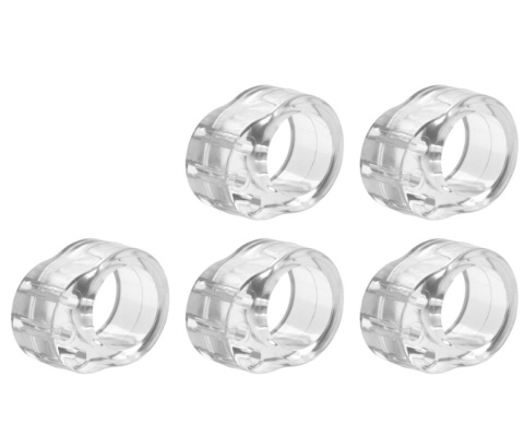 Odbojnik PVC klamki brak obijania bezbarwny 5szt kompl