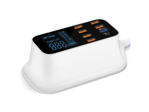 Szybka ładowarka 8 x USB - mocna i elegancka alternatywa dla codziennych problemów ładowania!