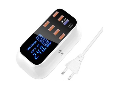 Szybka ładowarka 8 x USB - mocna i elegancka alternatywa dla codziennych problemów ładowania!