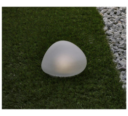 Lampa biały kamień IP44 LED solar słoneczny zestaw 2szt