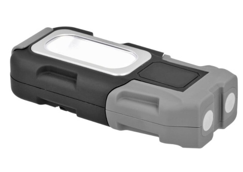 Lampka LED magnes haczyk wzmocniona AKU 200lm zimna 2W