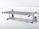 Półka 39cm chrom aluminium łazeinka kuchnia haczyki