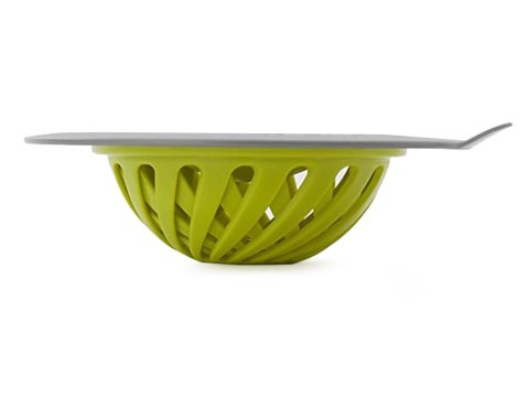 Silikonowe sitko do zlewu zielone szare odporne na wysokie temperatury