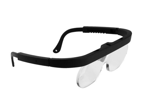 Lupa wymienna okulary powiększające do prac czytania 2,5x 3,5x regulacja
