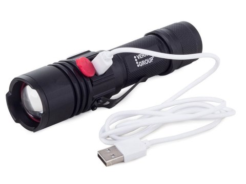 Nowoczesna latarka LED z systemem zoom - idealna do użytku outdoorowego