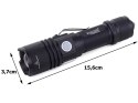 Nowoczesna latarka LED z systemem zoom - idealna do użytku outdoorowego