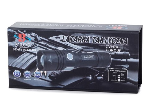 Nowoczesna latarka LED z systemem zoom - idealna do użytku outdoorowego