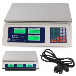 Waga elektroniczna 40kg z wyświetlaczem LCD i akumulatorem