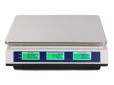 Waga elektroniczna 40kg z wyświetlaczem LCD i akumulatorem
