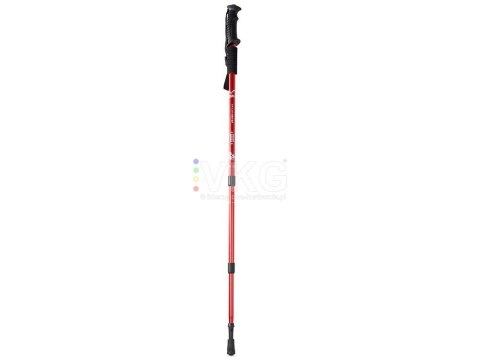 Teleskopowe kijki do nordic walking - czerwone, wyjątkowa jakość wykonania