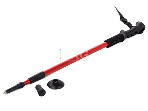 Teleskopowe kijki do nordic walking - czerwone, wyjątkowa jakość wykonania