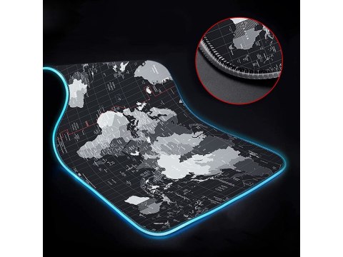 Podświetlana podkłada pod mysz gamingowa LED xxl wysoka .
