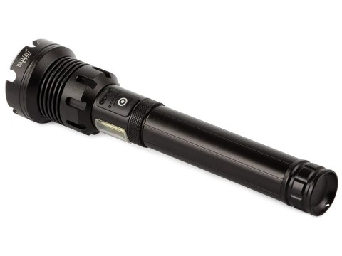 Latarka LED 29cm taktyczna 1000m IPX5 ALU AKU USB-C