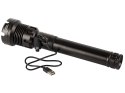 Latarka LED 29cm taktyczna 1000m IPX5 ALU AKU USB-C