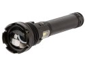 Latarka LED 29cm taktyczna 1000m IPX5 ALU AKU USB-C