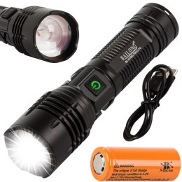 Latarka taktyczna - ZOOM LED 600m, wytrzymała i wszechstronna