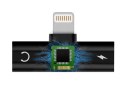 Nowoczesny rozdzielacz adapter Lightning 2w1 do iPhone i iPad