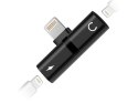 Nowoczesny rozdzielacz adapter Lightning 2w1 do iPhone i iPad
