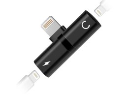 Nowoczesny rozdzielacz adapter Lightning 2w1 do iPhone i iPad