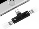 Nowoczesny rozdzielacz adapter Lightning 2w1 do iPhone i iPad