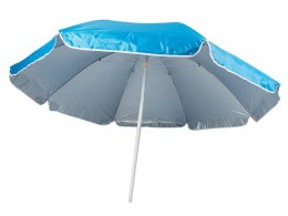 Plażowy parasol duży niebieski szary ochrona słońce wiatr solidny trwały