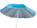 Plażowy parasol duży niebieski szary ochrona słońce wiatr solidny trwały