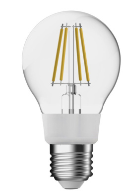 Lampa LED czujnikiem zmierzchu E27 4,9W 806lm filament