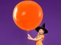 Zestaw balonów na Halloween - Czarno-pomarańczowy mix dla Twojej imprezy!