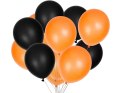 Zestaw balonów na Halloween - Czarno-pomarańczowy mix dla Twojej imprezy!