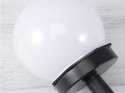 Słoneczne lampki LED 4x lampa solarna ogrodowa kula biała wbijana 10 cm