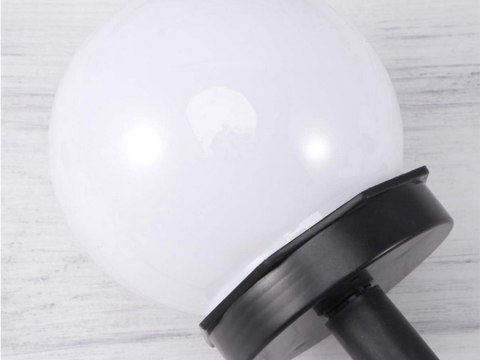 Słoneczne lampki LED 4x lampa solarna ogrodowa kula biała wbijana 10 cm