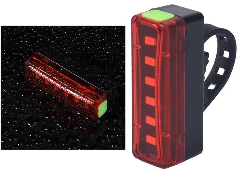 Nowoczesna tylna lampka rowerowa LED z USB - bezpieczeństwo i wygoda na drodze