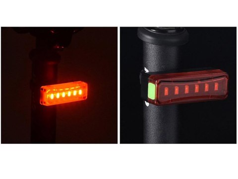 Nowoczesna tylna lampka rowerowa LED z USB - bezpieczeństwo i wygoda na drodze