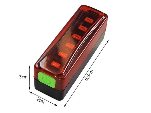 Nowoczesna tylna lampka rowerowa LED z USB - bezpieczeństwo i wygoda na drodze