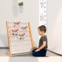 Regał na książki dla dzieci stojak półka 79cm wysoka jakość wykonania