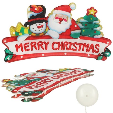 Dekoracyjna Lampka LED Merry Christmas 45 cm