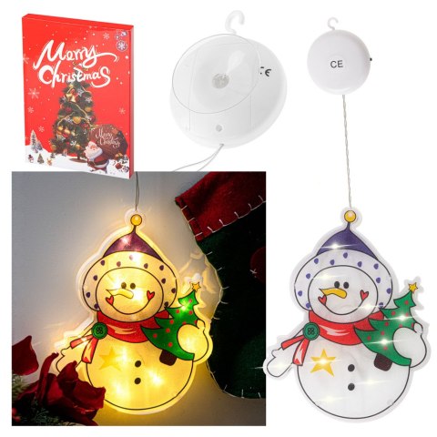 Lampka LED Świąteczny Bałwan - Ozdoba, która Rozjaśni Twój Dom!