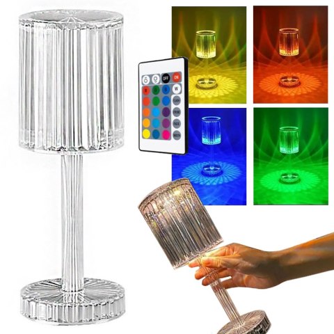 Nowoczesna lampka nocna RGB z pilotem - twój klucz do komfortu i magii