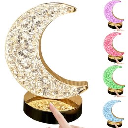 Nowoczesna Lampa Nocna Księżyc RGB - Oświetlenie Stylowe i Funkcjonalne