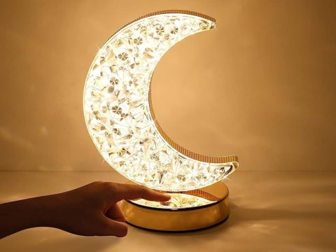 Nowoczesna Lampa Nocna Księżyc RGB - Oświetlenie Stylowe i Funkcjonalne