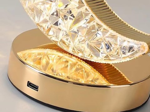 Nowoczesna Lampa Nocna Księżyc RGB - Oświetlenie Stylowe i Funkcjonalne