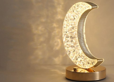 Nowoczesna Lampa Nocna Księżyc RGB - Oświetlenie Stylowe i Funkcjonalne