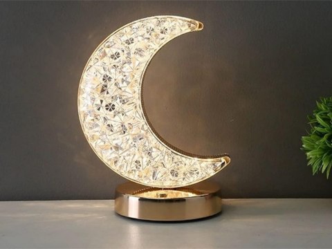 Nowoczesna Lampa Nocna Księżyc RGB - Oświetlenie Stylowe i Funkcjonalne