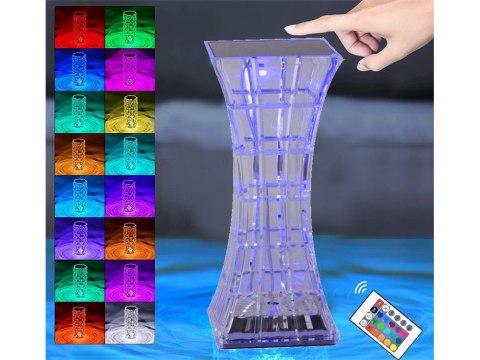 Nowoczesna lampka LED RGB z pilotem - zmień atmosferę swojego wnętrza!