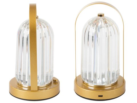 Nowoczesna lampka LED z kryształowym kloszem, która rozjaśni Twoje wnętrze