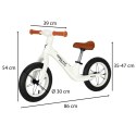 Rowerek biegowy Trike Fix Balance PRO biały wysoka jakość wykonania