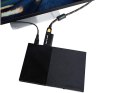 Nowoczesny adapter PS2 na HDMI z dźwiękiem i USB/5V, czarny